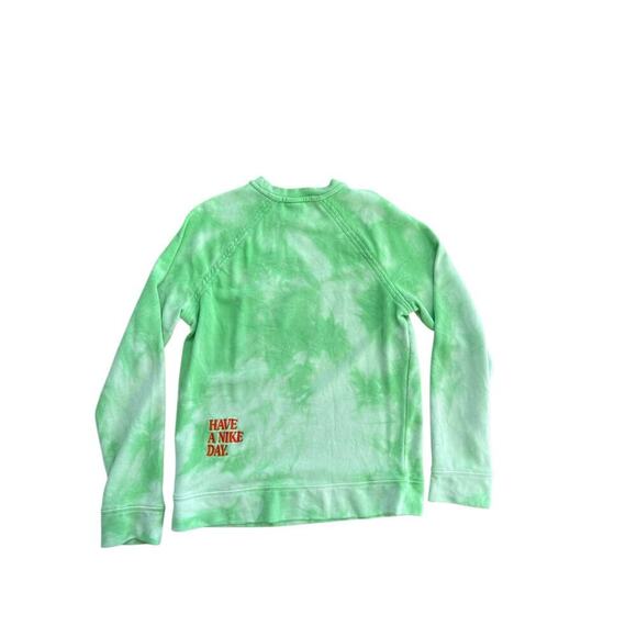 Nike Sportswear Men's Green Tie Dye Love Crew Neck Sweatshirt Size XL - Picture 7 of 7